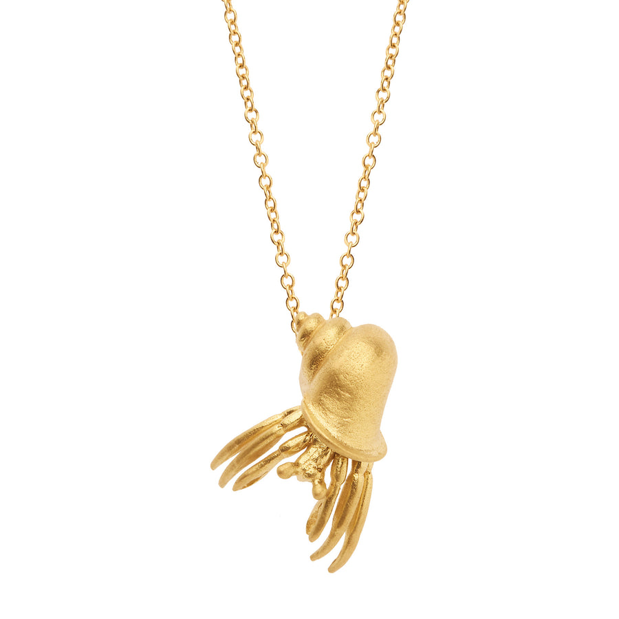 Buy 14K Gold Plated 925 Crab Necklace Necklace With Crab Gold Crab Sterling Crab  Necklace Gold Lobster Pendant, Easy on Infinity Clasp Close Online in India  - Etsy